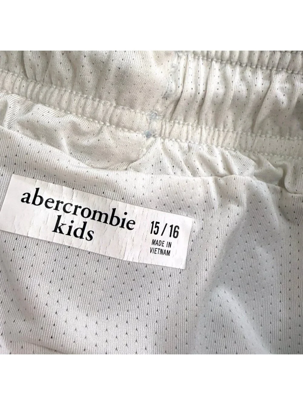 Abercrombie Kids Swim Trunks Boys 15/16 Blue Stripe Board Shorts